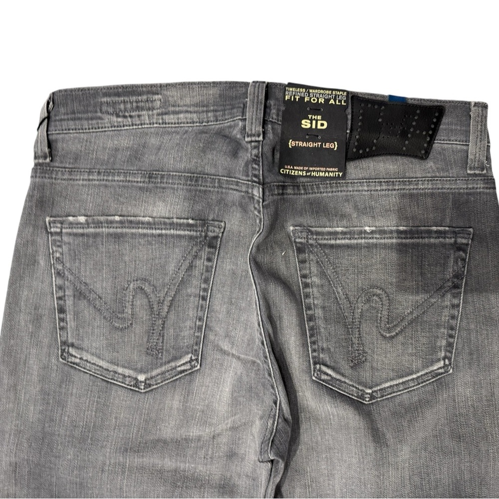 CITIZENS oF HUMANITY Men's SID Classic Straight Leg Jeans Gray Wash NWT - Picture 5 of 8